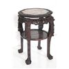 Image 6 : 2 19th-20th c. Chinese teak 2 tier tables
