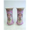 Image 1 : Pair Chinese hand painted vases signed