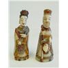 Image 1 : 2 snuff bottles carved into a "Man & Woman"