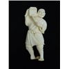 Image 2 : 2 ivory figurines of "Men & Boxes"