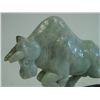 Image 2 : Jade style carving of "Charging Bull"