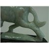 Image 3 : Jade style carving of "Charging Bull"