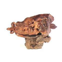 Old Chinese Huanghuali root carving