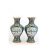 Image 1 : Pair Chinese cloisonne vases