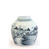 Image 1 : Qing blue & white jar with lid