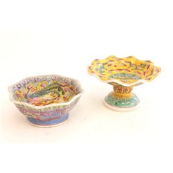 2 Chinese "Dragon" bowls