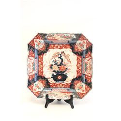 19th c. Chinese Imari square platter