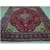Image 1 : Kerman carpet red ground with blue