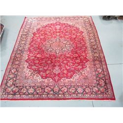 Sarouk carpet blue ground hand made