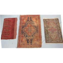 3 handmade rugs