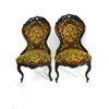Image 2 : 6 Victorian heavily carved chairs possibly Meeks