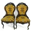 Image 4 : 6 Victorian heavily carved chairs possibly Meeks
