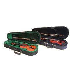 2 miniature violins