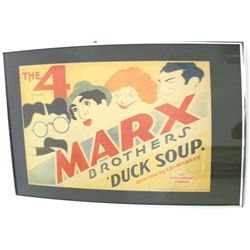 Original lobby display "The Four Marx Brothers"