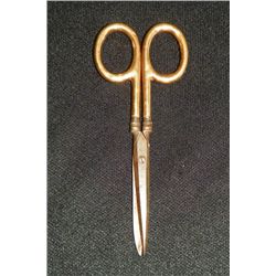 Antique 14kt gold handle scissors