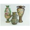 Image 1 : 1 Champleve vase & 2 Satsuma vases