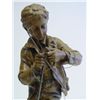 Image 2 : 19th c. white metal figure "Boy with Fishing Rod"