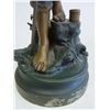 Image 3 : 19th c. white metal figure "Boy with Fishing Rod"