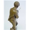 Image 4 : 19th c. white metal figure "Boy with Fishing Rod"