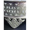 Image 2 : Silver plate Georgian style crystal castor set