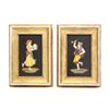 Image 1 : Pair Italian pietradura plaques