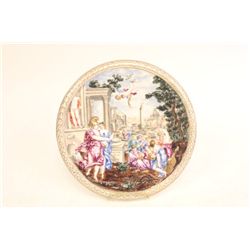 Antique Capodimonte plaque