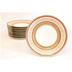 Set of Limoge service plates