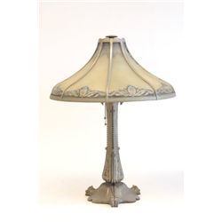 Signed Bradley & Hubbard lamp table