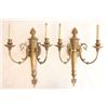Image 1 : Pair mid 20th c French Empire style bronze sconces