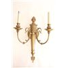 Image 2 : Pair mid 20th c French Empire style bronze sconces