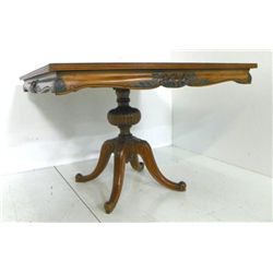 Decorated hand painted table