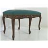 Image 2 : Italian carved walnut bench