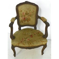 19th c. Fautieul petit pointe arm chair