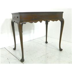 C.W. Kittinger mahogany tea table