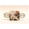 Image 1 : Platinum & agate Russian pin in original box