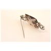 Image 3 : Platinum & agate Russian pin in original box