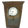 Image 3 : Oak time clock by International ca. 1900