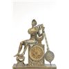 Image 2 : Bronze figural Empire clock