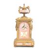 Image 1 : French clock with Sevres panels "Putti" design