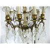 Image 2 : Bronze & crystal chandelier