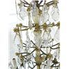Image 3 : Bronze & crystal chandelier
