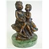 Image 1 : Bronze grouping "2 Children" signed Aug Moreau