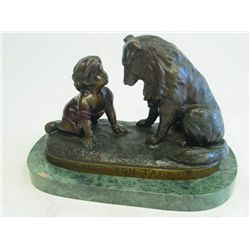 Bronze sculpture signed G. Ferrad