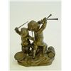 Image 1 : 19th c. bronze of "Children Playing Instruments"