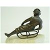 Image 4 : Bronze figure of "Boy on Sleigh" signed Kirchner