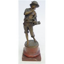 Bronze figure signed Wegener