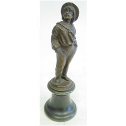 Bronze figure of "Barefoot Boy in Sailer Suit"