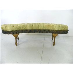 Carved bench