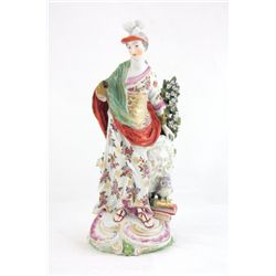 Early 19th c. porcelain figure of a "Lady"