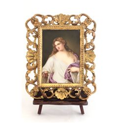 19th c. KPM porcelain plaque signed A. Buck